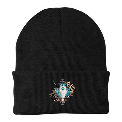 Aztec Bull Horns Pattern Design Beanie
