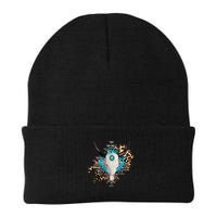 Aztec Bull Horns Pattern Design Beanie