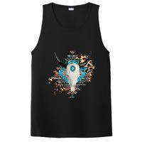 Aztec Bull Horns Pattern Design PosiCharge Competitor Tank