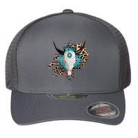 Aztec Bull Horns Pattern Design Flexfit Unipanel Trucker Cap