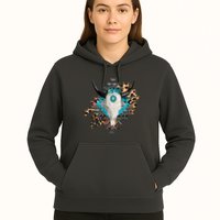 Aztec Bull Horns Pattern Design Hoodie