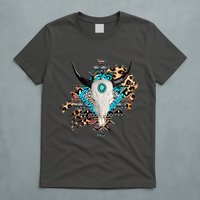 Aztec Bull Horns Pattern Design T-Shirt