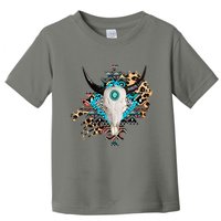 Aztec Bull Horns Pattern Design Toddler T-Shirt