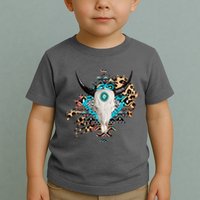 Aztec Bull Horns Pattern Design Toddler T-Shirt