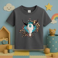 Aztec Bull Horns Pattern Design Toddler T-Shirt
