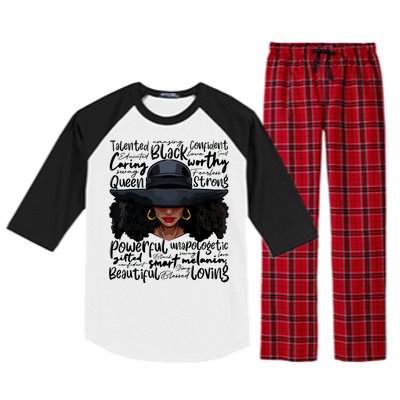 African Black History African American Ladies Juneteenth Raglan Sleeve Pajama Set