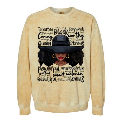 African Black History African American Ladies Juneteenth Colorblast Crewneck Sweatshirt