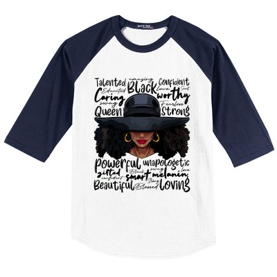 African Black History African American Ladies Juneteenth Baseball Sleeve Shirt