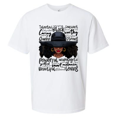 African Black History African American Ladies Juneteenth Sueded Cloud Jersey T-Shirt