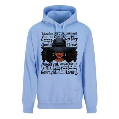 African Black History African American Ladies Juneteenth Unisex Surf Hoodie