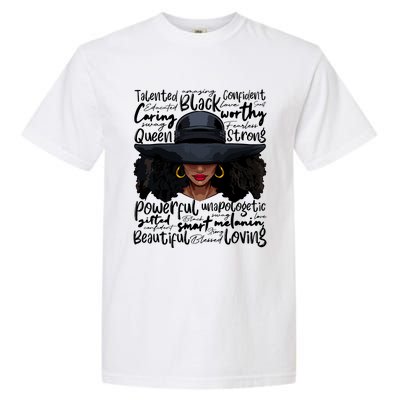 African Black History African American Ladies Juneteenth Garment-Dyed Heavyweight T-Shirt