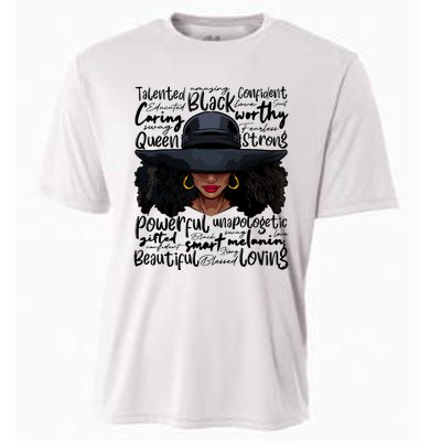 African Black History African American Ladies Juneteenth Cooling Performance Crew T-Shirt