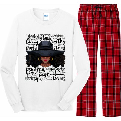 African Black History African American Ladies Juneteenth Long Sleeve Pajama Set