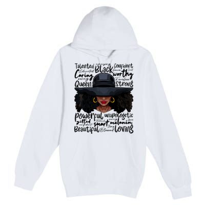 African Black History African American Ladies Juneteenth Premium Pullover Hoodie