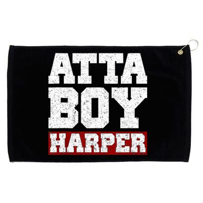 Atta Boy Harper He WasnT Supposed To Hear It Grommeted Golf Towel