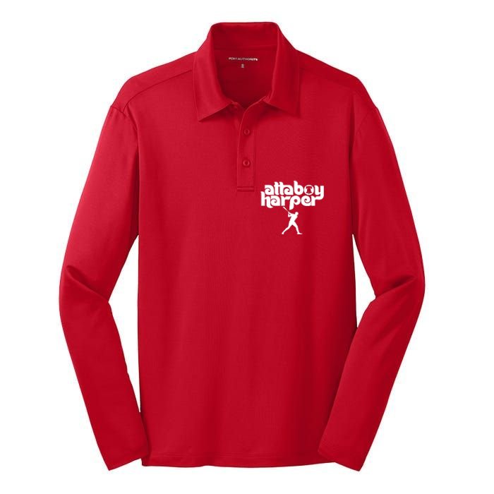 Atta Boy Harper Philadelphia Silk Touch Performance Long Sleeve Polo