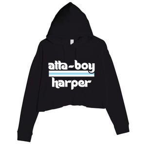 Atta Boy Harper Trending Atta Boy Harper Crop Fleece Hoodie