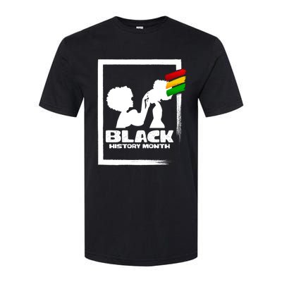 Afro Black History Month African Mom And Daughter Cute Gift Softstyle® CVC T-Shirt