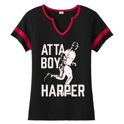 Atta Boy Harper Ladies Halftime Notch Neck Tee