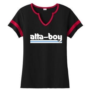 Atta Boy Harper Philly Red October Philadelphia Baseball Ladies Halftime Notch Neck Tee