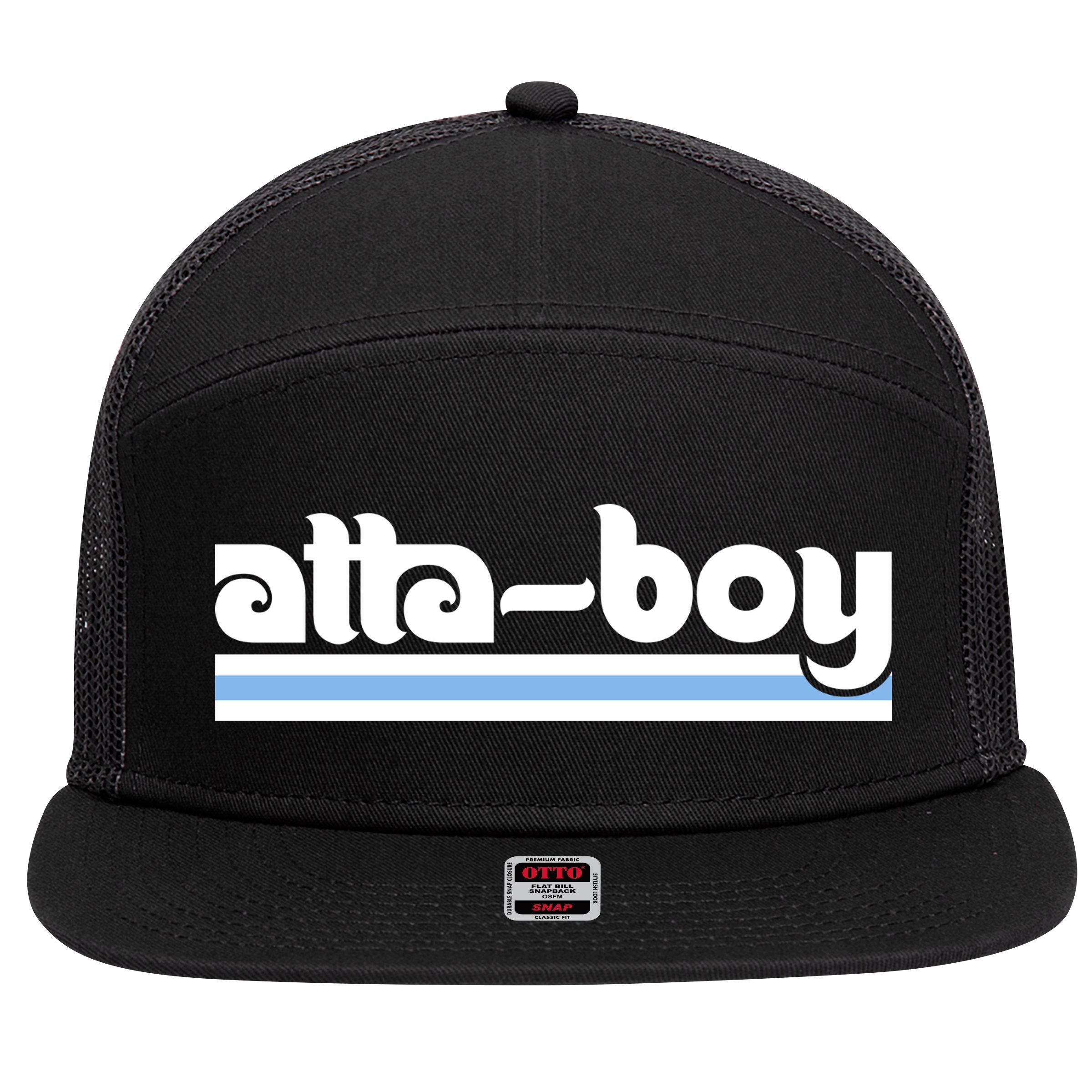 Atta Boy Harper Philly Red October Philadelphia Baseball 7 Panel Mesh Trucker Snapback Hat