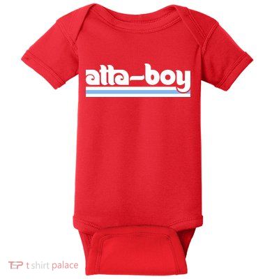 Atta Boy Harper Philly Red October Philadelphia Baseball Baby Bodysuit