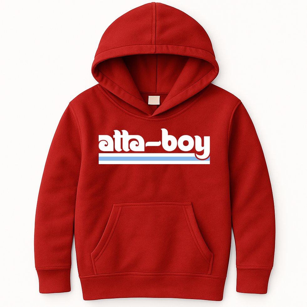 Atta Boy Harper Philly Red October Philadelphia Baseball Kids Hoodie