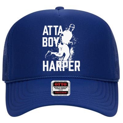 Atta Boy Harper High Crown Mesh Back Trucker Hat