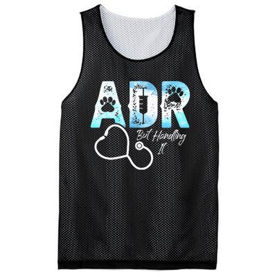 ADR But Handling It Funny Veterinary Mesh Reversible Basketball Jersey Tank