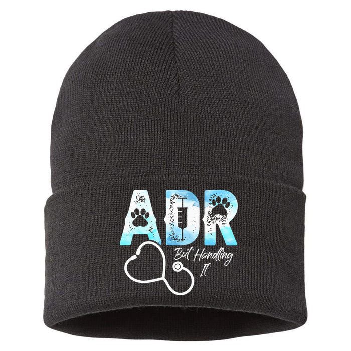 ADR But Handling It Funny Veterinary Sustainable Knit Beanie