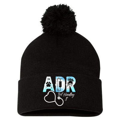 ADR But Handling It Funny Veterinary Pom Pom 12in Knit Beanie