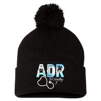 ADR But Handling It Funny Veterinary Pom Pom 12in Knit Beanie
