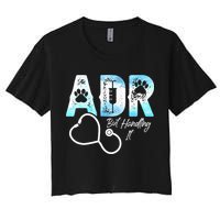 ADR But Handling It Funny Veterinary Crop Top