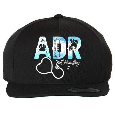 ADR But Handling It Funny Veterinary Wool Snapback Cap