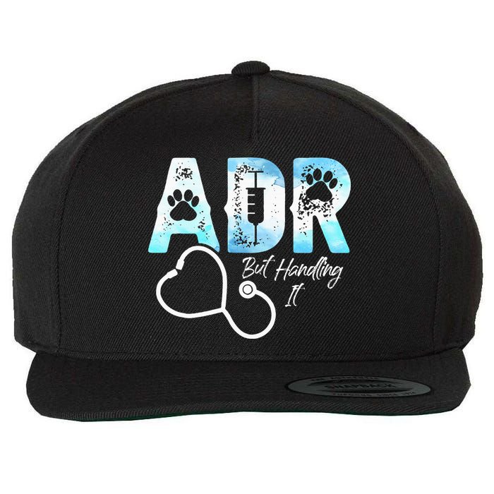 ADR But Handling It Funny Veterinary Wool Snapback Cap