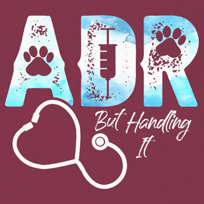 ADR But Handling It Funny Veterinary 16oz Travel Tumbler