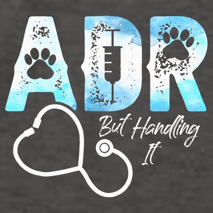 ADR But Handling It Funny Veterinary Vector Backpack