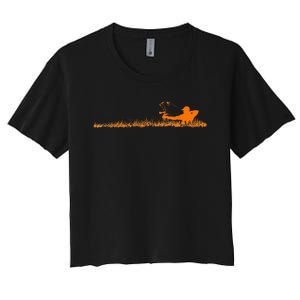 Archery Bow Hunter Deer Mule Elk Bow Hunting Accessories Women's Crop Top Tee