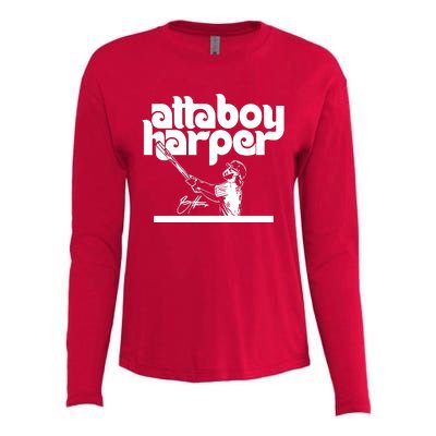 Atta Boy Harper Philadelphia Womens Cotton Relaxed Long Sleeve T-Shirt