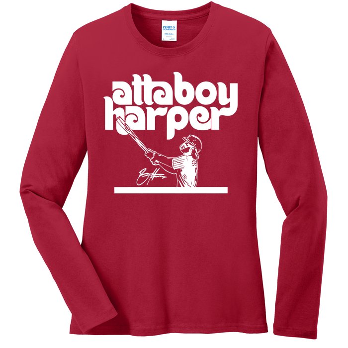 Atta Boy Harper Philadelphia Ladies Long Sleeve Shirt