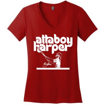 Atta Boy Harper Philadelphia Women's V-Neck T-Shirt