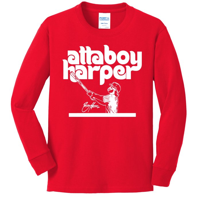 Atta Boy Harper Philadelphia Kids Long Sleeve Shirt