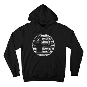 Archery Bow Hunting USA American Flag 4th Of July Gift Hoodie