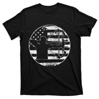 Archery Bow Hunting USA American Flag 4th Of July Gift T-Shirt