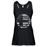 Archery Bow Hunting USA American Flag 4th Of July Gift Ladies Essential Flowy Tank