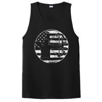 Archery Bow Hunting USA American Flag 4th Of July Gift PosiCharge Competitor Tank