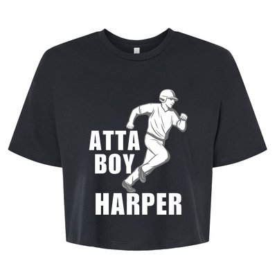 Atta Boy Harper Philadelphia Bella+Canvas Jersey Crop Tee