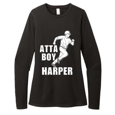 Atta Boy Harper Philadelphia Womens CVC Long Sleeve Shirt