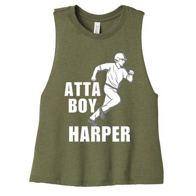 Atta Boy Harper Philadelphia Women's Racerback Cropped Tank