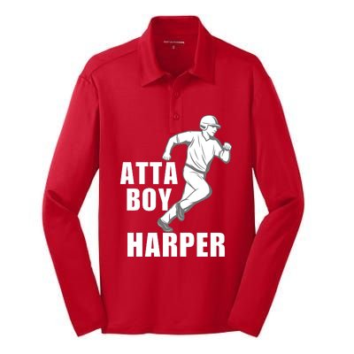 Atta Boy Harper Philadelphia Silk Touch Performance Long Sleeve Polo